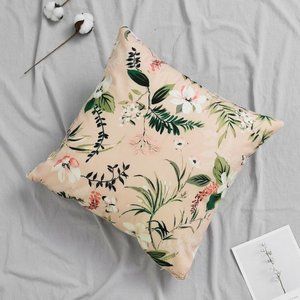 SHEIN floral print pillow cover